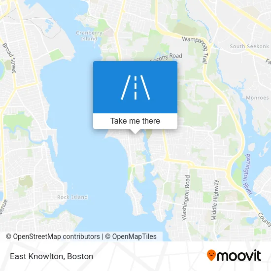 East Knowlton map