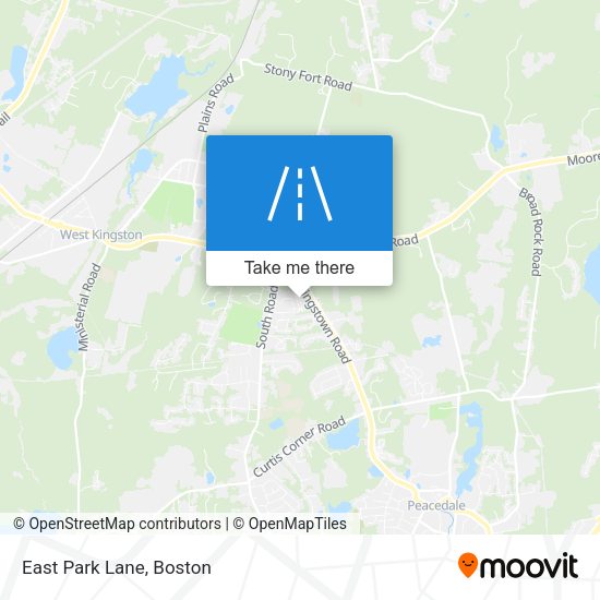Mapa de East Park Lane