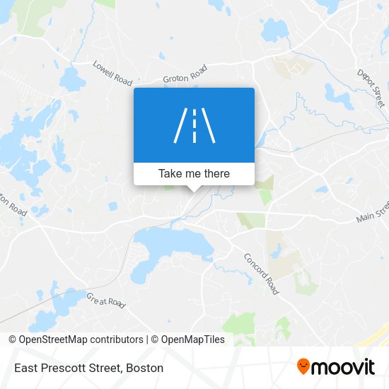 Mapa de East Prescott Street