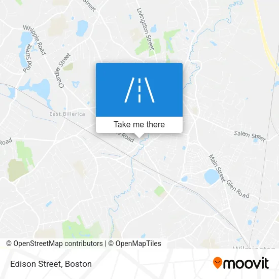 Edison Street map