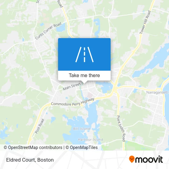 Eldred Court map