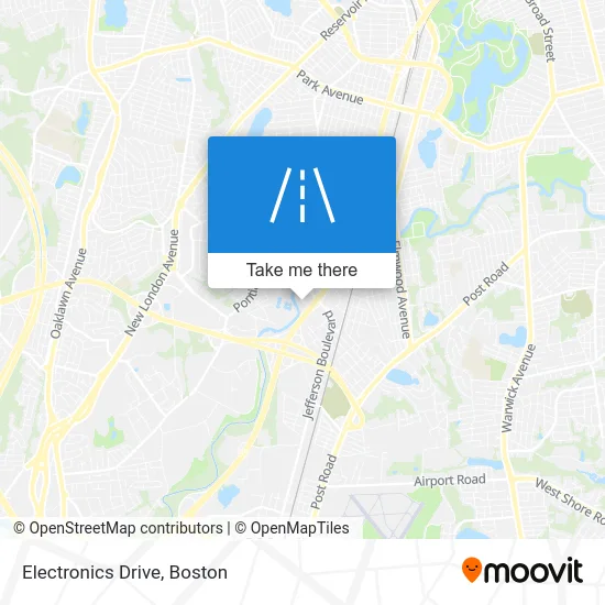 Electronics Drive map
