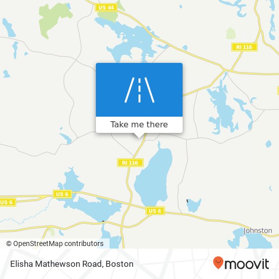 Mapa de Elisha Mathewson Road