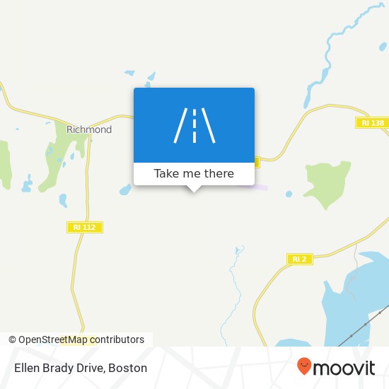 Mapa de Ellen Brady Drive