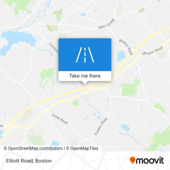 Elliott Road map