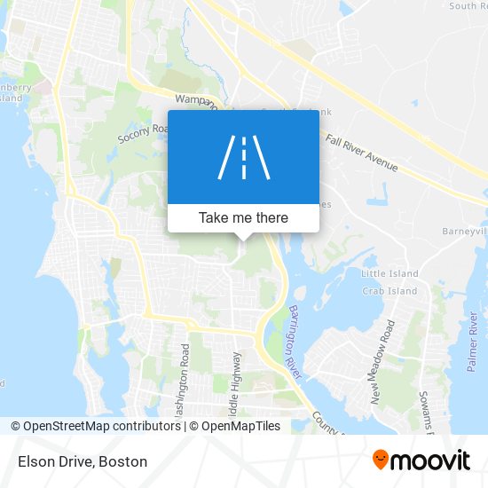 Elson Drive map