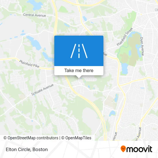 Elton Circle map