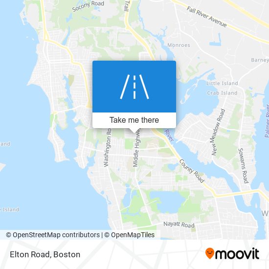 Mapa de Elton Road