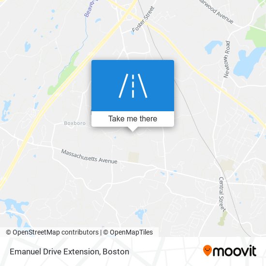 Emanuel Drive Extension map