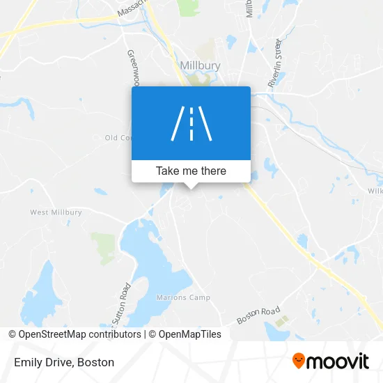 Emily Drive map