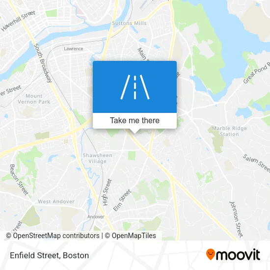 Enfield Street map