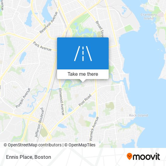 Ennis Place map