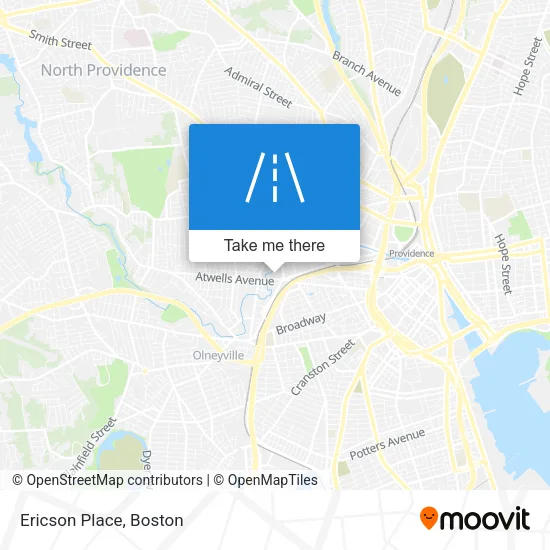 Ericson Place map