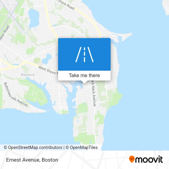 Ernest Avenue map