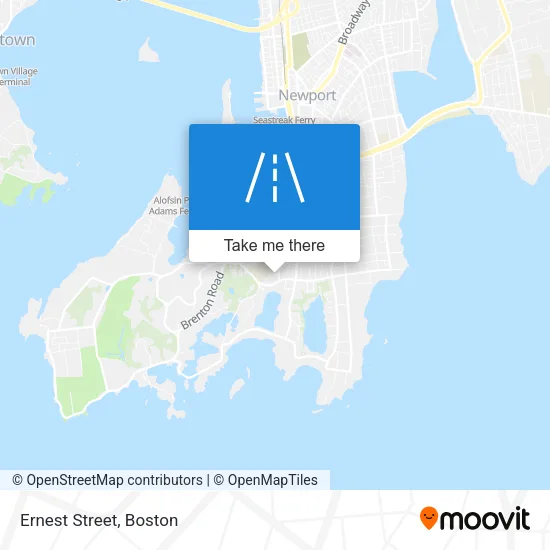 Ernest Street map