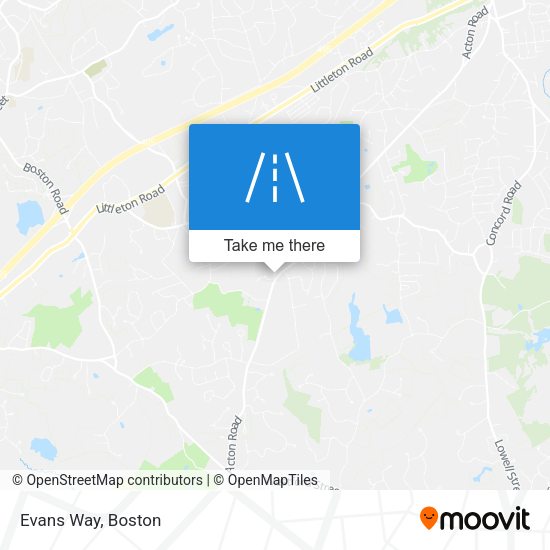Mapa de Evans Way