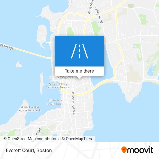 Everett Court map