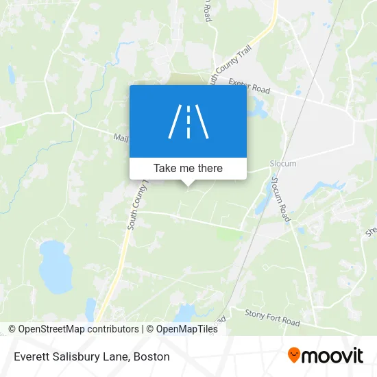 Everett Salisbury Lane map