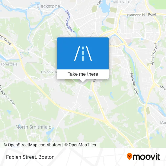 Fabien Street map