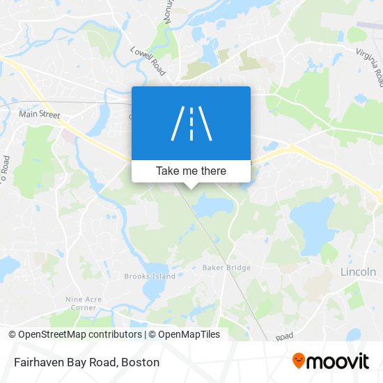 Fairhaven Bay Road map