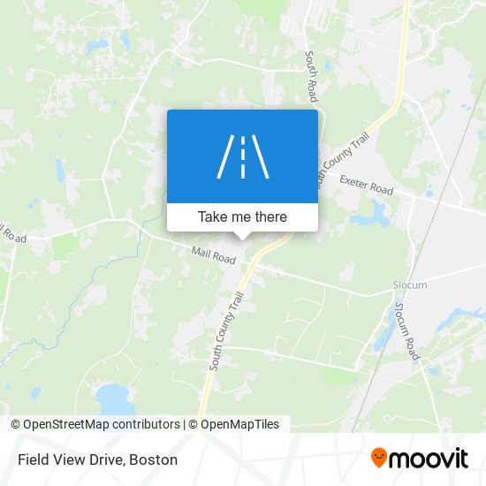 Field View Drive map