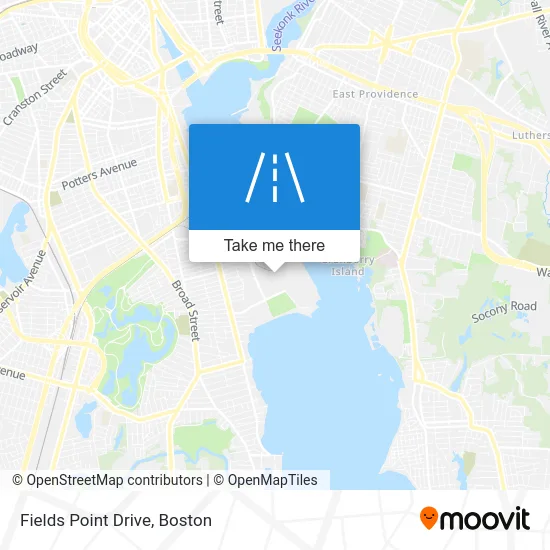 Fields Point Drive map