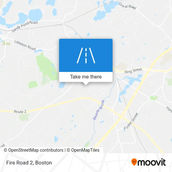 Fire Road 2 map
