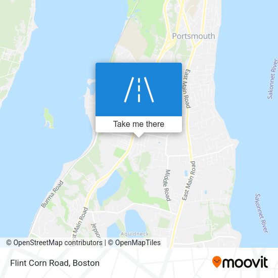 Mapa de Flint Corn Road