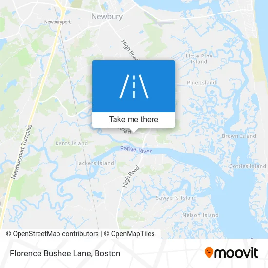 Florence Bushee Lane map