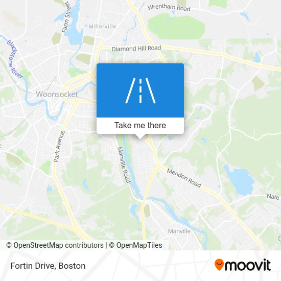 Fortin Drive map