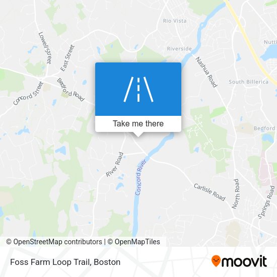 Foss Farm Loop Trail map