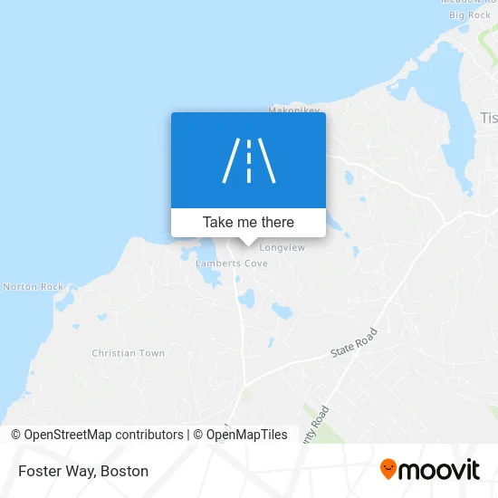 Foster Way map