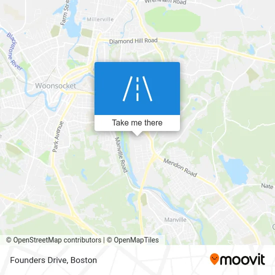 Founders Drive map