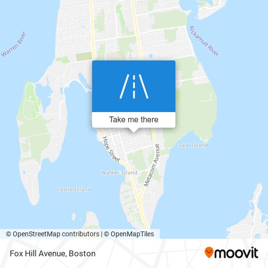 Fox Hill Avenue map