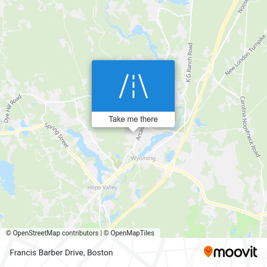 Francis Barber Drive map