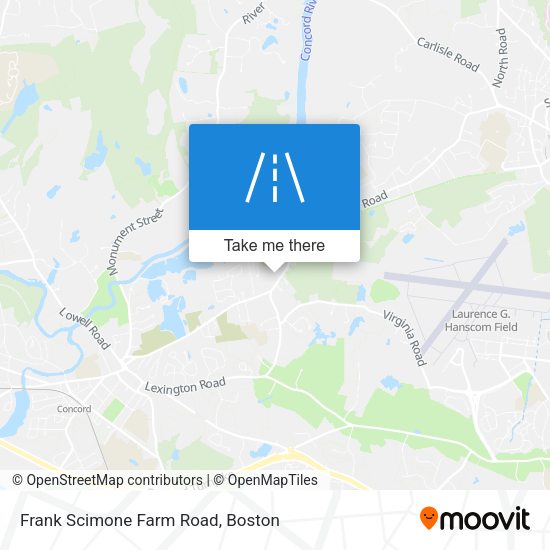 Frank Scimone Farm Road map