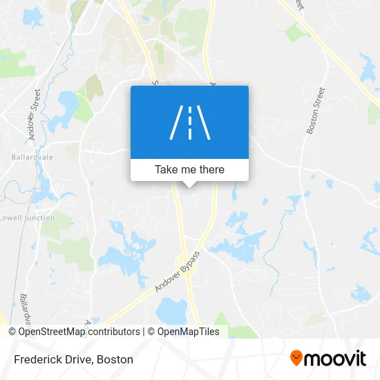 Frederick Drive map