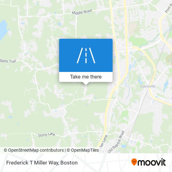 Frederick T Miller Way map