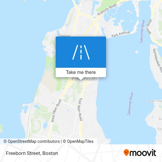 Freeborn Street map