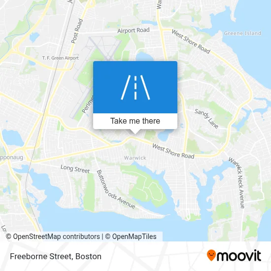 Freeborne Street map