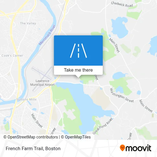 French Farm Trail map