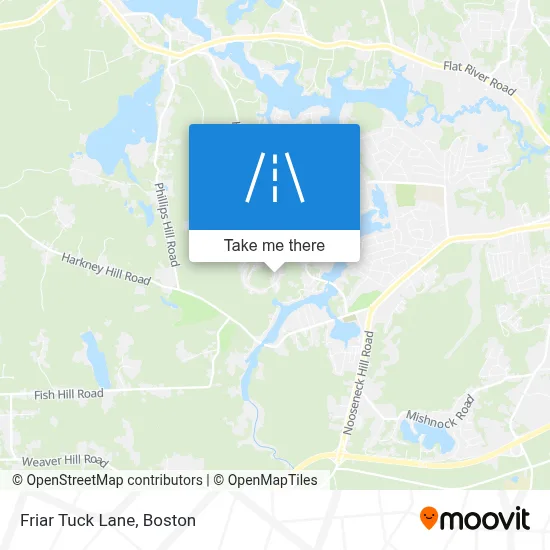 Friar Tuck Lane map
