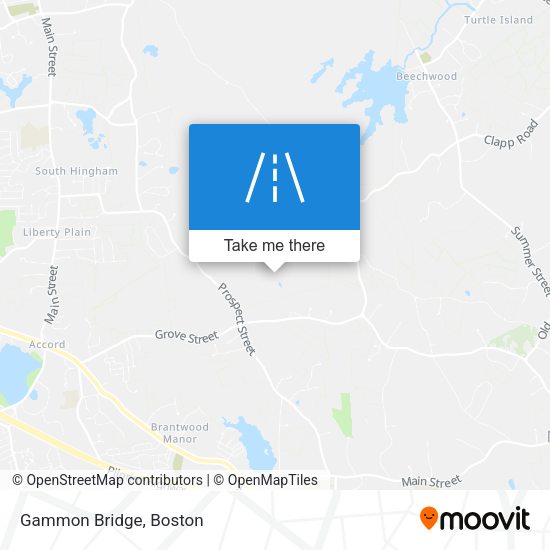 Mapa de Gammon Bridge