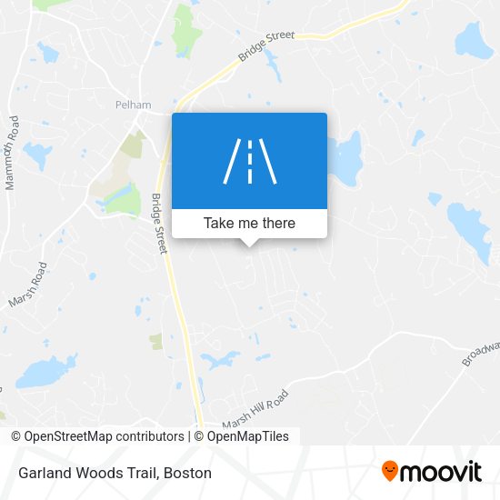 Mapa de Garland Woods Trail