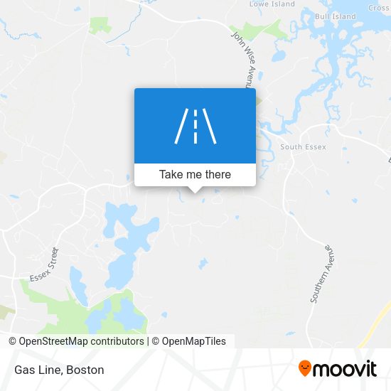 Gas Line map