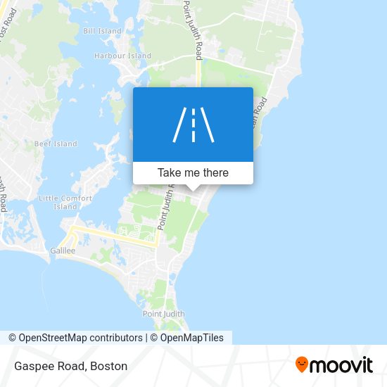 Mapa de Gaspee Road