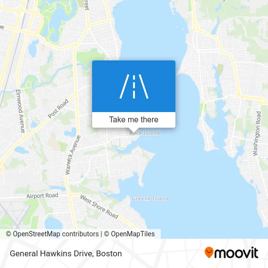 General Hawkins Drive map