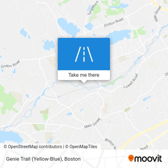 Genie Trail (Yellow-Blue) map