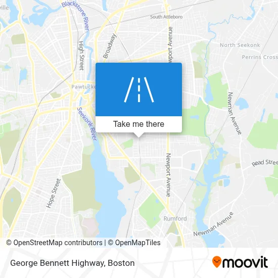 George Bennett Highway map