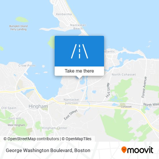 Mapa de George Washington Boulevard